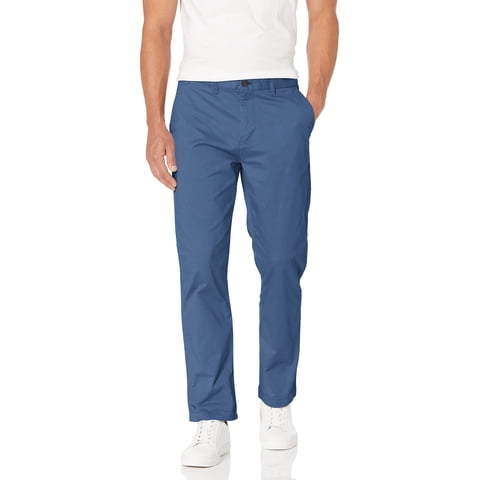 Pantalones Chinos Tommy Hilfiger Custom Fit Bayhead Blue Para Hombre