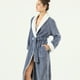 thumbnail image 2 of Bata de Mujer Naty Azul, 2 of 4