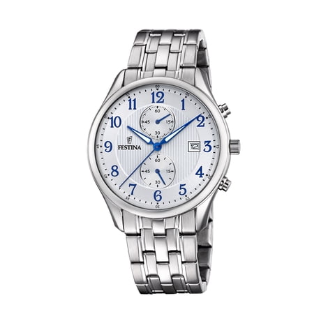 Reloj F6854/A Festina Blanco Hombre Retro