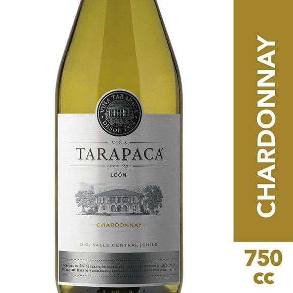Vino Blanco Chardonnay 13° Botella, 700 ml