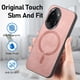 thumbnail image 2 of Magnetic Slim Case for Honor 100 Pro with Camera Guard & Anti-Scratch Back Pink, 2 of 6