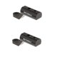 thumbnail image 1 of 2 Piezas Motocicleta Espejo Retrovisor Expansor Soporte Adaptador Montaje Negro, 1 of 5