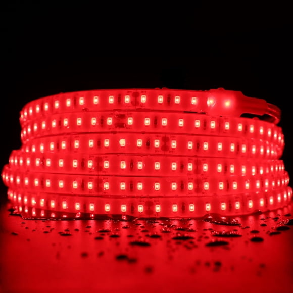 Tira Led Roja Para Sauna Dc24v De 5 M Ip68