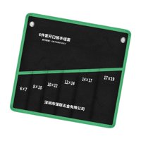 Ioensy - Bolsa Enrollable Para Herramientas De Manualidades, Alicates, Llaves De Carpintero, Organizador, Capacidad Para 6 Piezas