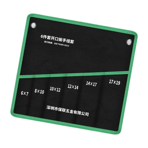 Ioensy - Bolsa Enrollable Para Herramientas De Manualidades, Alicates, Llaves De Carpintero, Organizador, Capacidad Para 6 Piezas