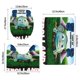 thumbnail image 3 of Juego de Alfombras de Baño Trolland Terciopelo Coral 3 Piezas, 3 of 6