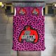 thumbnail image 2 of Rose Pink Leopard Gorilla Tag Comforter Set Soft 3 Pcs Twin Bedding Sets Thicken for All Season, 2 of 5
