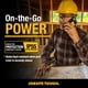 thumbnail image 2 of Cargador portátil inalámbrico DEWALT Magnetic Power Bank de 5000 mAh, 2 of 9