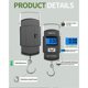 thumbnail image 3 of MEIYA Fish Scale 110 lb/50 kg Digital Fishing Scale with Backlit Display, 3 of 3