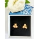 thumbnail image 2 of Pendientes Flores Punto Luz Aretes Enchapado Oro 14kl, 2 of 3