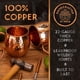 thumbnail image 3 of Set de tazas de cobre Yooreka de 16 oz para Moscow Mule, 4 piezas, 3 of 6