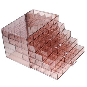 Bothyi - Almacenamiento De Cuentas Organizador De Cuentas Acrílicas De Gran Capacidad Para Cuentas De Escritorio De Oficina Rojo