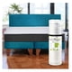 thumbnail image 1 of Cama Europea Zen Roller 2 Plazas Colchon Comprimido Espuma + Respaldo Tela Azul Petroleo, 1 of 7