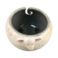 Bothyi - Cuenco Para Ganchillo, Soporte Para Hilo, Gancho Grande Hecho A Mano, Cuenco Para Hilo De Lana Y Cerámica