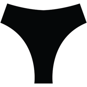 Samia - Bikini Pin Up Tanga Negro M