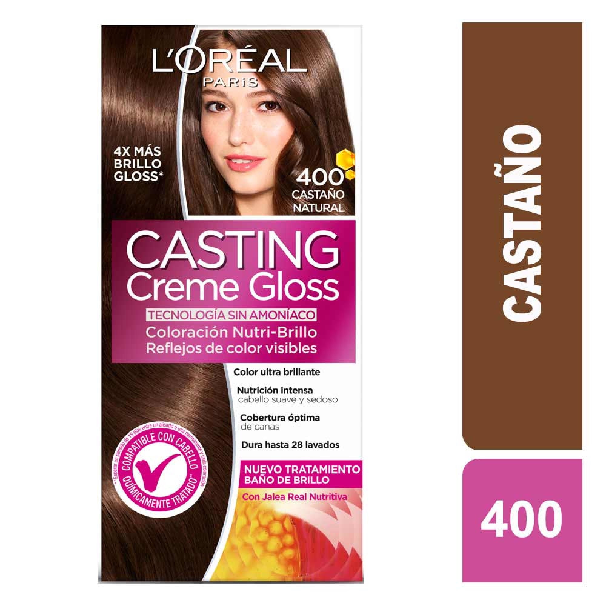Coloración Casting Cabello Creme Gloss Castaño 400