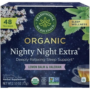 Tea Traditional Medicinals Organic Nighty Night Extra, 48 Bolsas