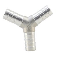 Ioensy - Unión De Manguera De Combustible Conector De Unión De Manguera De 3 Vías Para Tubería De Aire Tubería De Combustible Tubería De Aceite M8Mm