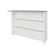 thumbnail image 2 of Isla De Cocina Fendi Gris Y Blanco 90x120x60 Cm, 2 of 10