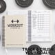 thumbnail image 5 of Agenda de ejercicios y libro de registro ZICOTO Ultimate de Fitness Journal, 5 of 9