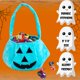 thumbnail image 4 of Bolsa Trick or Treat para Halloween, color verde azulado, apta para personas alérgicas a las calabaz, 4 of 8