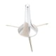 thumbnail image 4 of Soporte Para Trompeta Profesional, Ligero, Estable, Portátil Con Clavija De Almacenamiento Plateada, 4 of 5