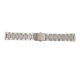 thumbnail image 4 of Correa De Reloj Para Hombre Correa De Acero Inoxidable Macizo Cierre Doblado Plateado 20 Mm, 4 of 5