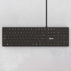 Utek - Teclado Alámbrico Usb Multimedia Tecla Slim Ut-Kb750