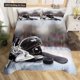 thumbnail image 1 of x2562 Bed SheetsIce Hockey Duvet Cover Set Full Size,Geometric Check Patchwork Stylish Bedding Set,Athlete Winter Sports Comforter Cover 3-Piece Bedding Set (1 Duvet Cover + 2 Pillow Shams) nj2562, 1 of 5