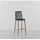thumbnail image 2 of TABURETE ICÓNICA COLOR NEGRO BASE WOOD ALTURA 66 CM, 2 of 2