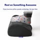 thumbnail image 2 of Reposapiés ergonómico Cushion Lab para debajo del escritorio, taburete de espuma viscoelástica con d, 2 of 7