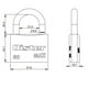 thumbnail image 2 of Candado Oister MAX 60mm, 2 of 4