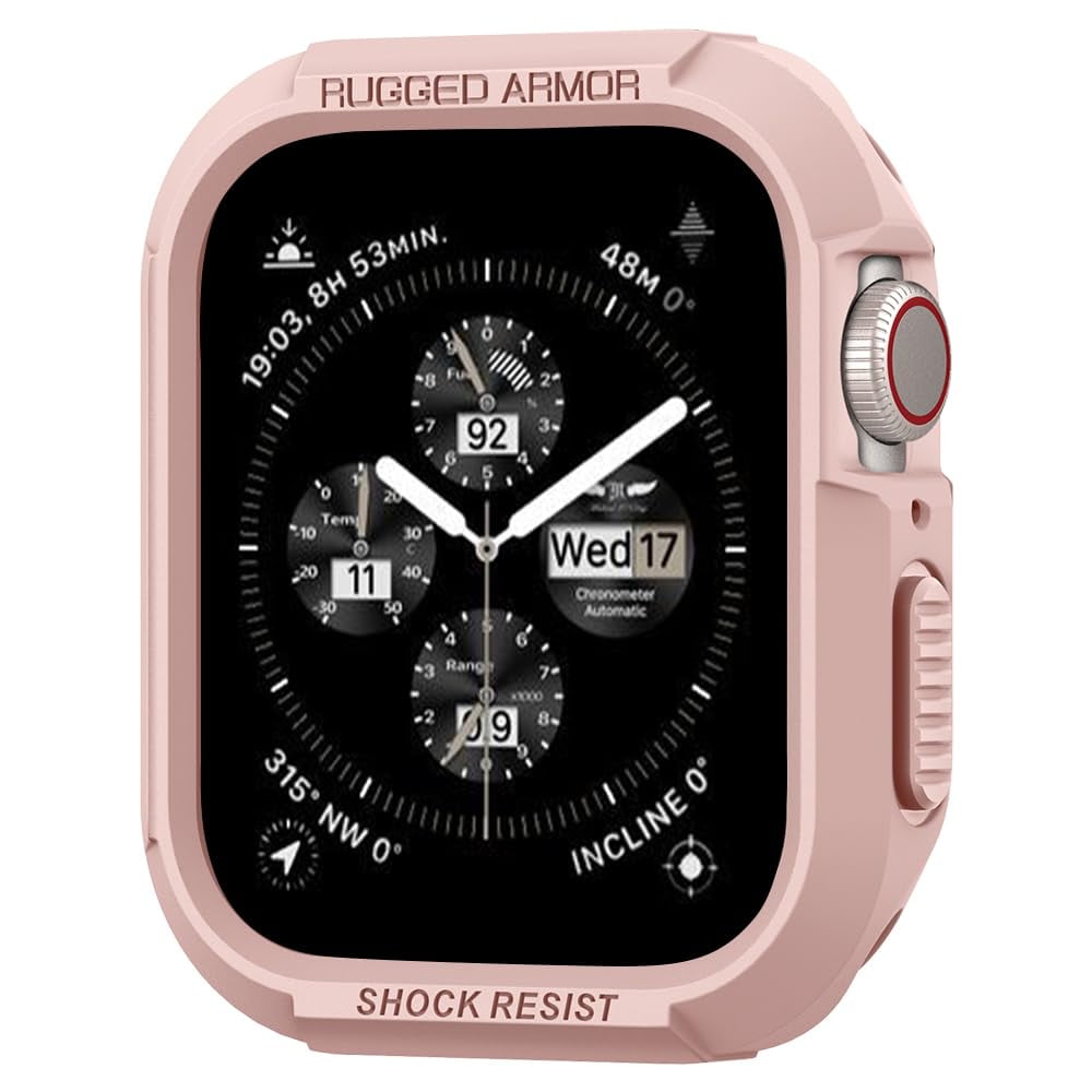 Funda Para Apple Watch Spigen Rugged Armor 41mm/40mm - Dorado Rosa
