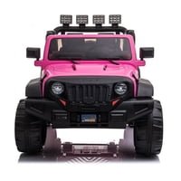 Tododescuento - Auto Eléctrico Off Roa - Rosado