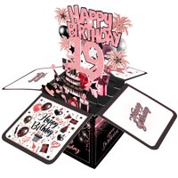 Tarjeta De Cumpleaños Joycard, Decoración De 19 Cumpleaños Para Ella