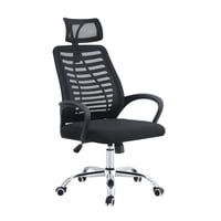 Arthome - Silla De Oficina Ejecutiva Madrid Ergonomica Color Negro Bm 805