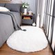 thumbnail image 3 of Alfombra Noahas Ultra Soft Fluffy de 80 x 160 cm, color blanco crema, 3 of 7