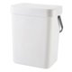 thumbnail image 2 of Contenedor De Basura Moderno Montado En La Pared Oficina Cocina Tapa Del Bote De Basura Blanco 3L, 2 of 5
