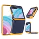 thumbnail image 1 of Funda protectora de una pieza con bisagra y color de contraste para Z flip6 y Z flip5/4, con armadura SGP, 1 of 5