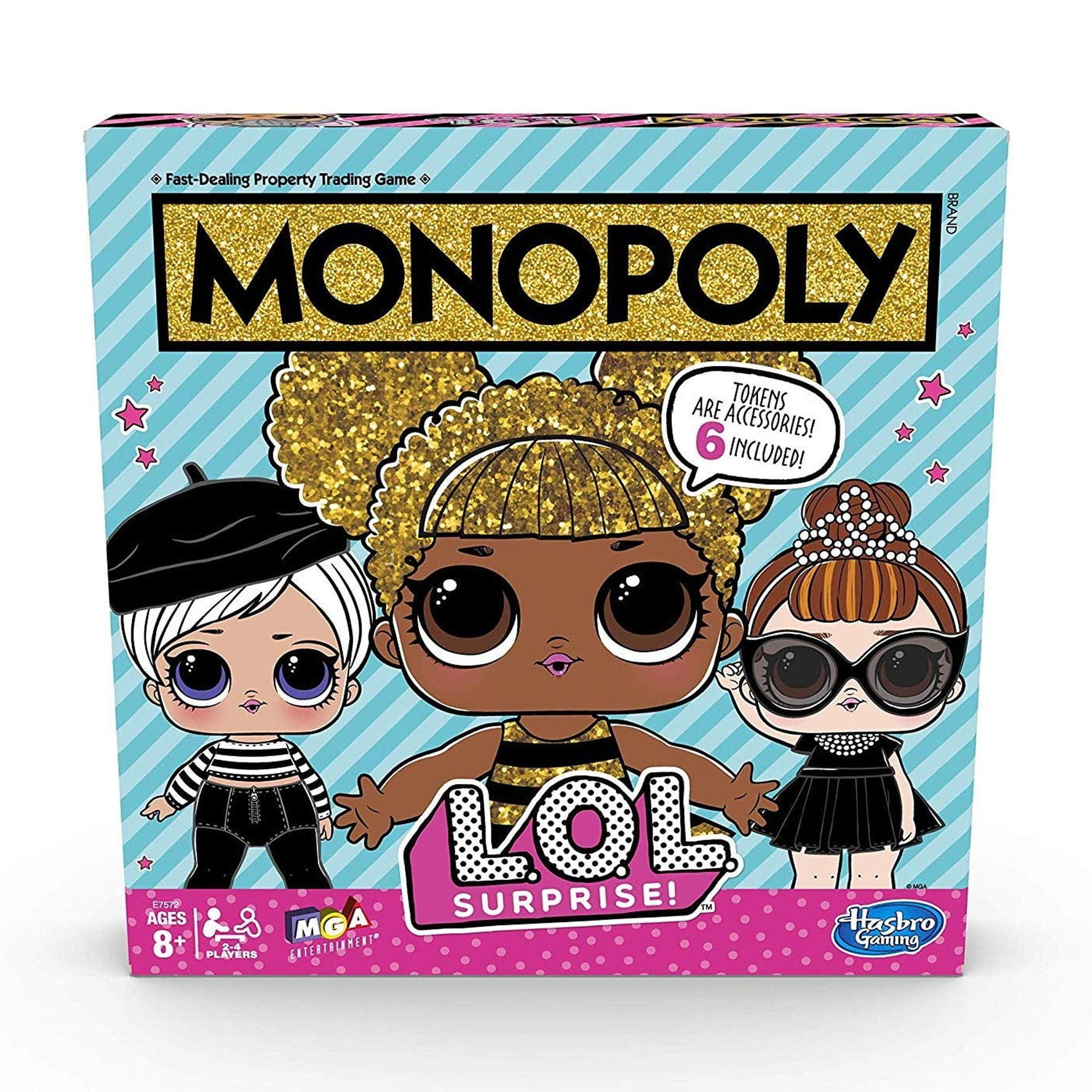 Hasbro Gaming - Juego De Mesa Monopoly L.o.l. Surprise Edition Para Niños Mayores De 8 Años