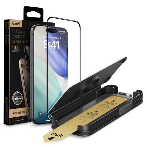 Para Iphone 17 Pro - Esr Vidrio Blindado Con Instalador