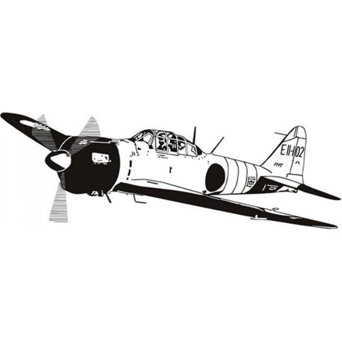 Rienda Libre Graphics - Decomural World War 2 Jet Army Plane Ws-15337