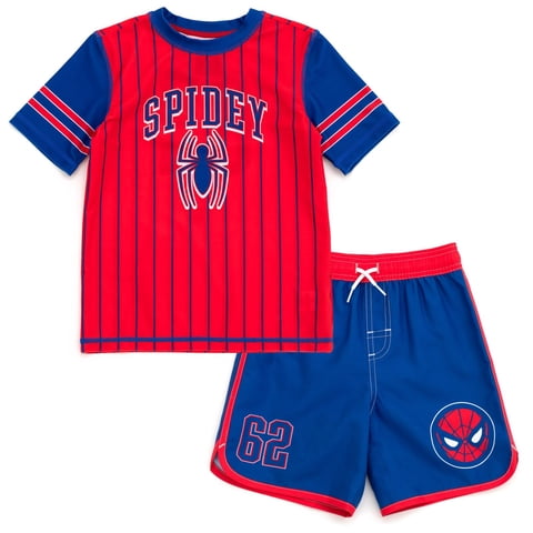 Conjunto De Natación Para Niños Marvel Spider-Man Con Protección Solar Upf 50+