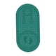 thumbnail image 3 of Happín De La Cuerda Antideslizante Alfombrilla De La Matiz De Yoga Almohadilla Del Protector 1400x660x6mm Verde, 3 of 5