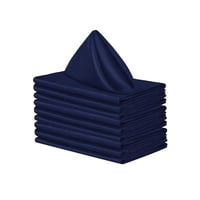 Bothyi - 10X Servilletas Bodas Fiesta Portátil Elegante Para Eventos Banquetes Bodas Azul Oscuro
