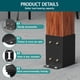 thumbnail image 3 of Base interior para postes SPACEEUP 4x4, 9,1 x 9,1 cm, con accesorios, 2 unidades, 3 of 8