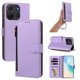 thumbnail image 1 of Funda con Billetera para [TCL 503] con Bolsillo Zipper y Tarjetero Morado claro, 1 of 6