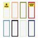 thumbnail image 1 of Bloc de notas Modern Shop pack de 8, 23 × 9 cm, colores sólidos, 1 of 8