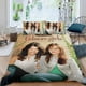 thumbnail image 2 of Las Chicas Gilmore Conjunto de sábanas temático, trío de piezas, cómodo y amigable con la piel, diseño único, regalo de decoración para el hogar para familiares, amigos y fans,173cm *218cm, 2 of 6