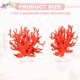thumbnail image 2 of Decoración de Coral para Acuario Uxcell, Decoraciones para Peceras, Adornos de Coral para Peceras, 5.9x2.2x4.7 Pulgadas, (Naranja, 1 Unidad), Destinado para Decoración de Paisajismo de Acuarios, 2 of 6